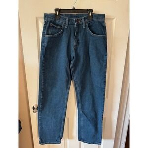 Wrangler Men's Classic Straight Leg Jeans Dark Wash‎ Denim Size 30x30